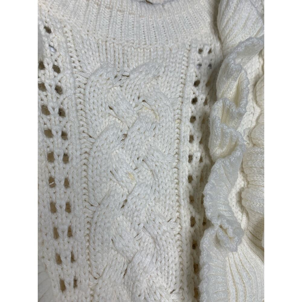 Zimmermann Cream Ruffle Sweater - Picture 7 of 7